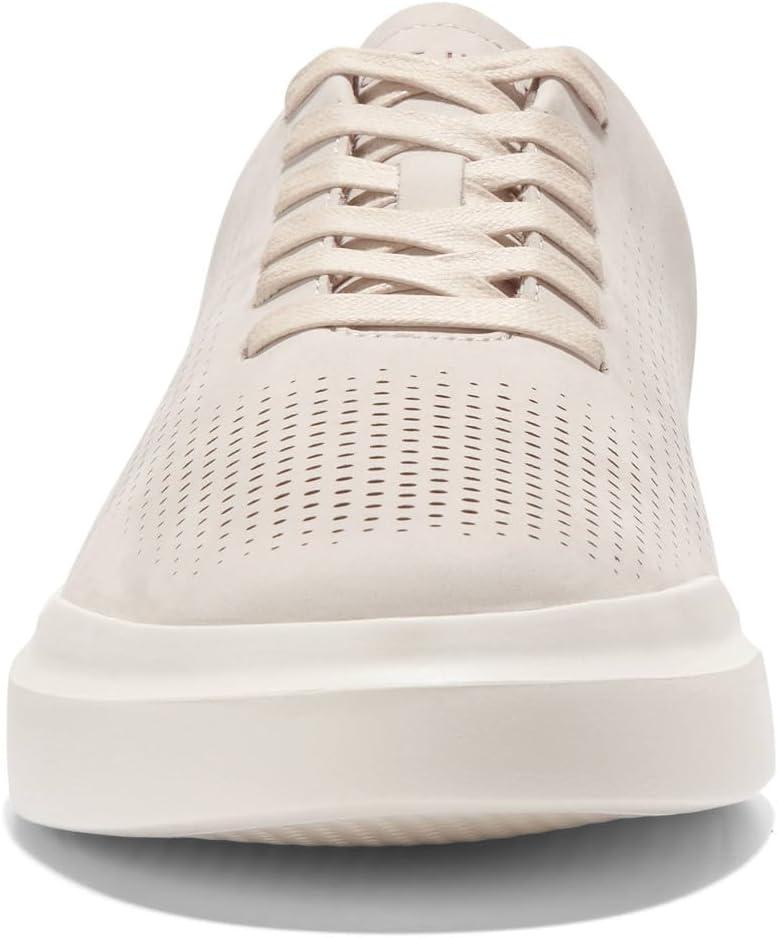 imageCole Haan Mens Grandpro Rally Laser Cut SneakerSlvr Lng NbkIvory