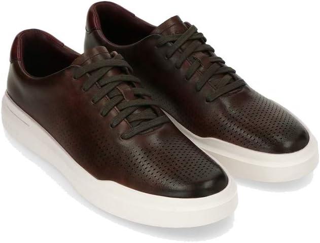 imageCole Haan Mens Grandpro Rally Laser Cut SneakerTawny Port