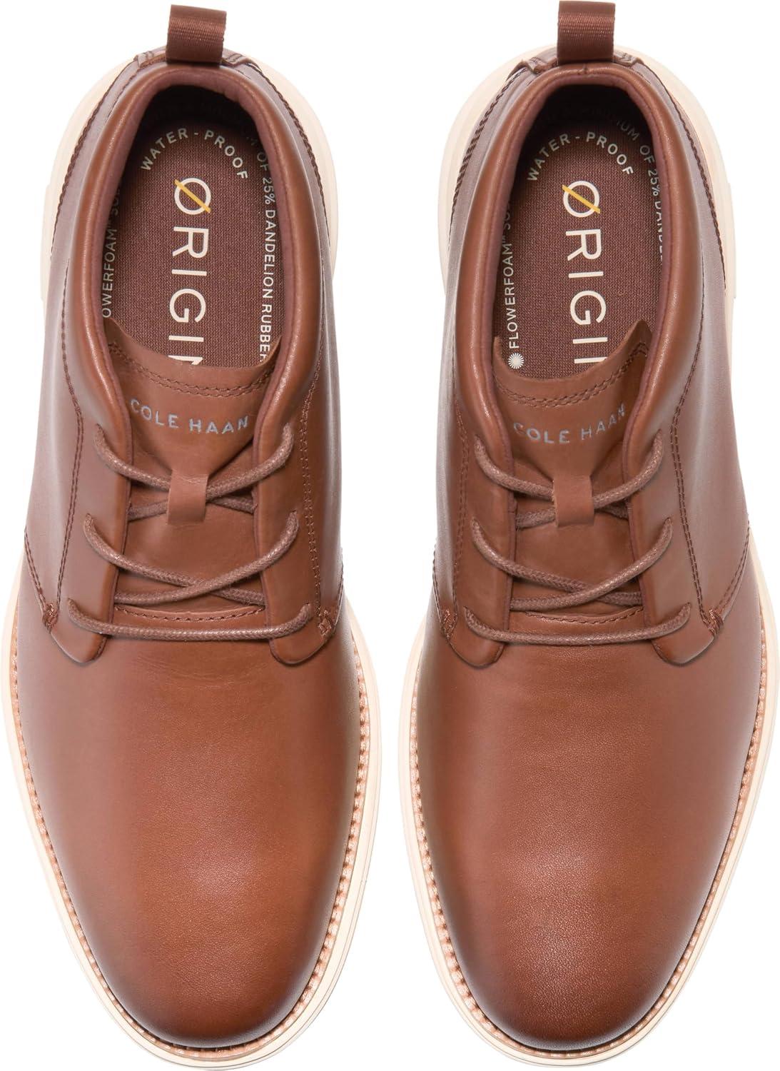 imageCole Haan Mens Originalgrand Remastered Waterproof Chukka BootWoodburyIvory