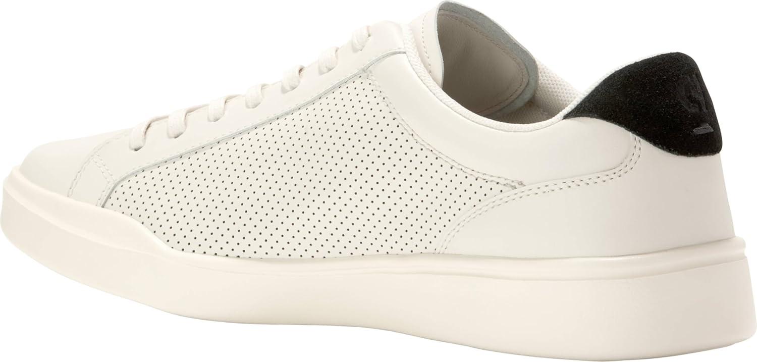 imageCole Haan Mens ShoesGrand Crosscourt Modern Perforated LacetoToe Lightweight Leather SneakerIvryBlkIvry