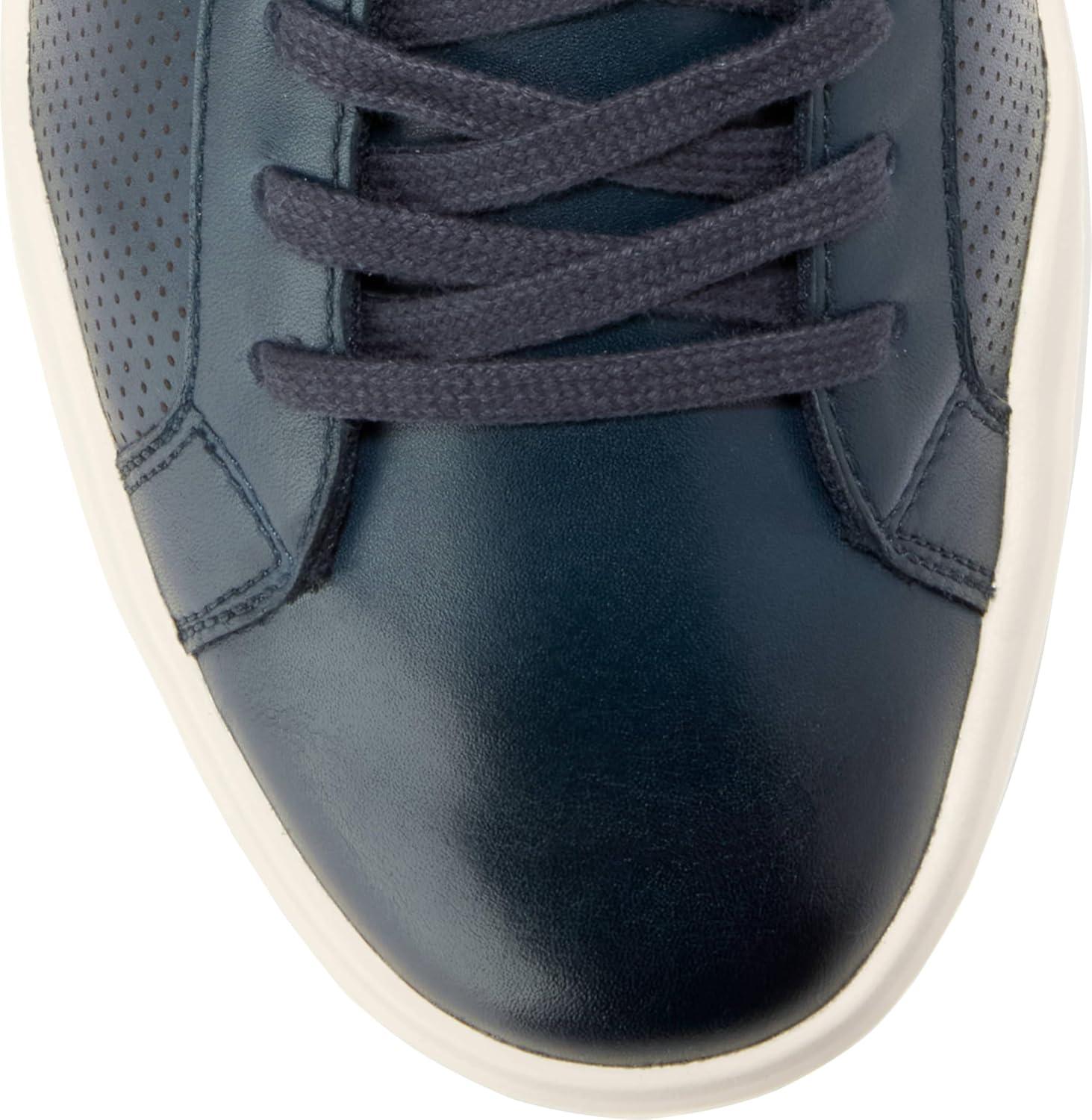 imageCole Haan Mens ShoesGrand Crosscourt Modern Perforated LacetoToe Lightweight Leather SneakerNavy BlzrBrtsh Tn