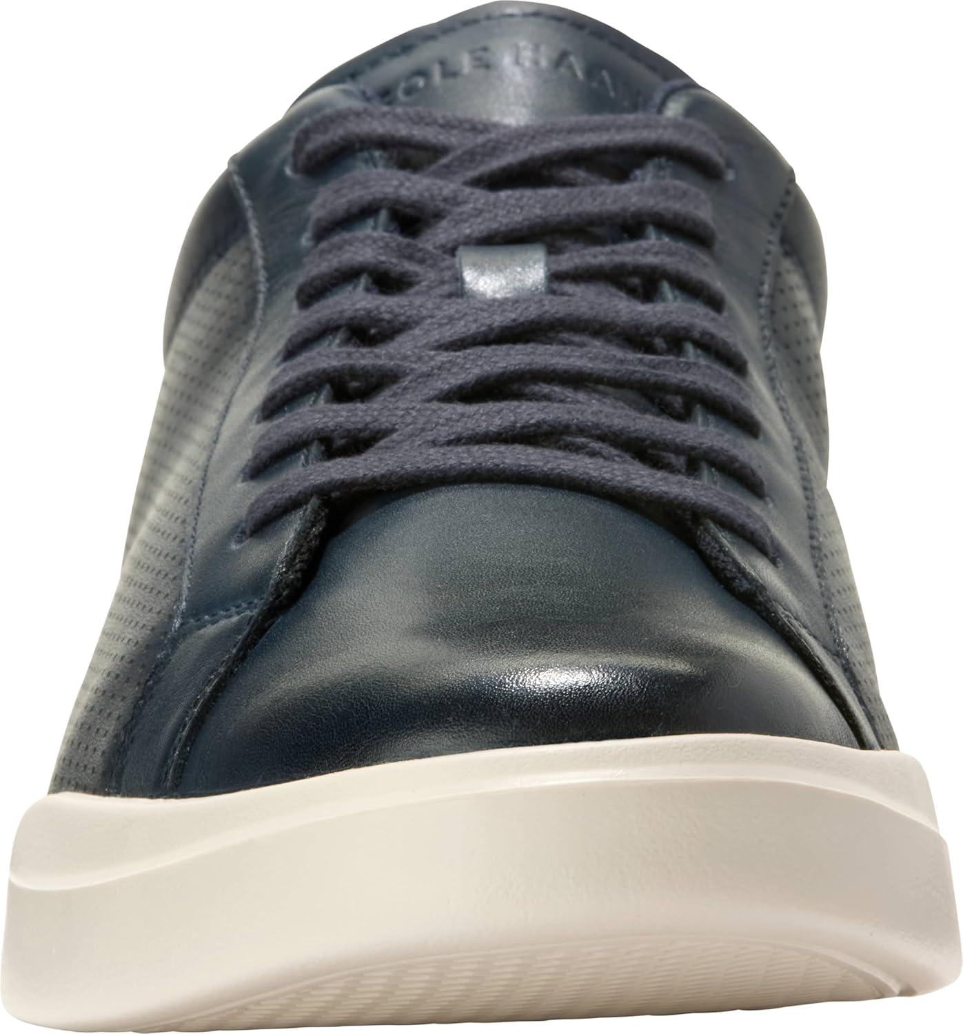 imageCole Haan Mens ShoesGrand Crosscourt Modern Perforated LacetoToe Lightweight Leather SneakerNavy BlzrBrtsh Tn