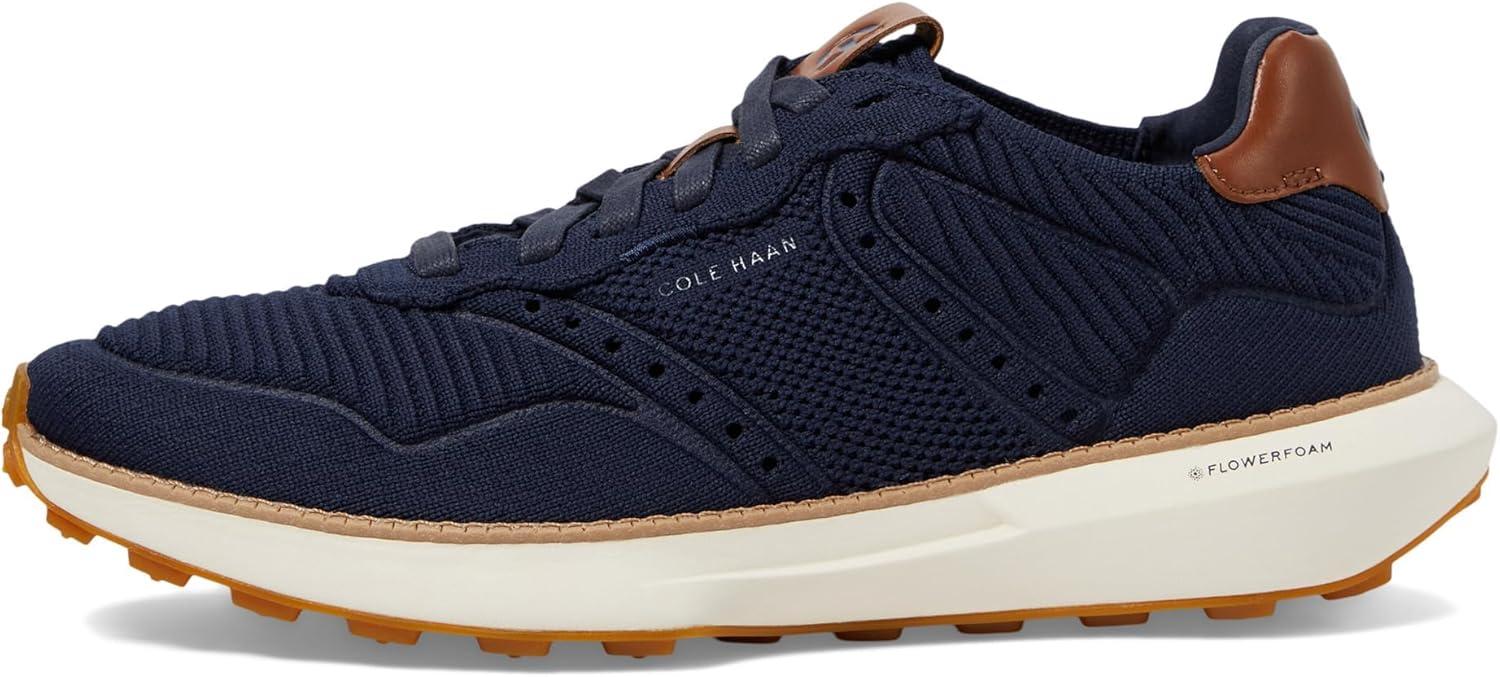 imageCole Haan Mens Zerogrand All Day Runner SneakerNavyBrit TanIvry