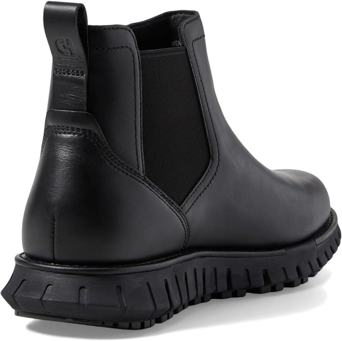 imageCole Haan Mens Zerogrand Remastered Waterproof Chelsea BootBlackBlack