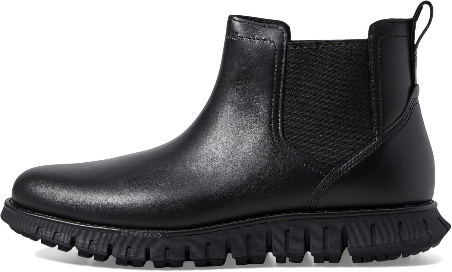imageCole Haan Mens Zerogrand Remastered Waterproof Chelsea BootBlackBlack