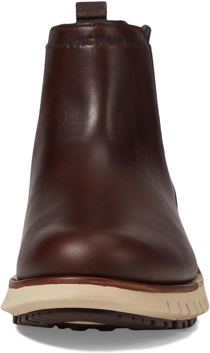 imageCole Haan Mens Zerogrand Remastered Waterproof Chelsea BootDk CoffeeOx Tan