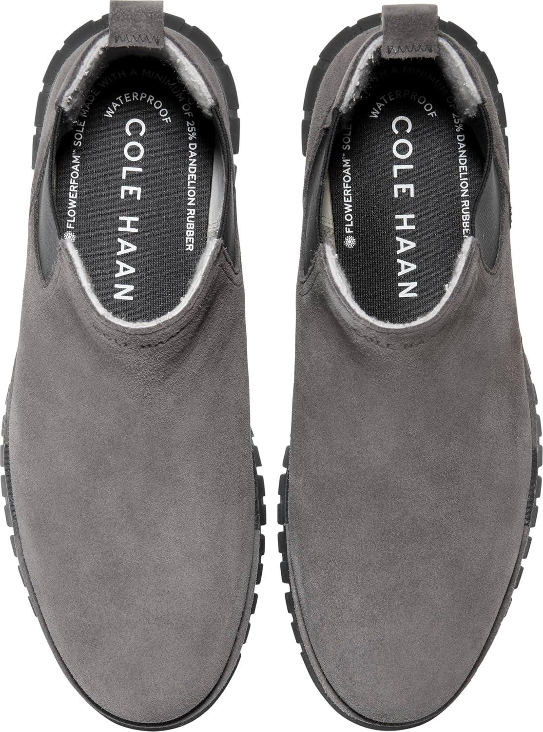 imageCole Haan Mens Zerogrand Remastered Waterproof Chelsea BootPavementBlack