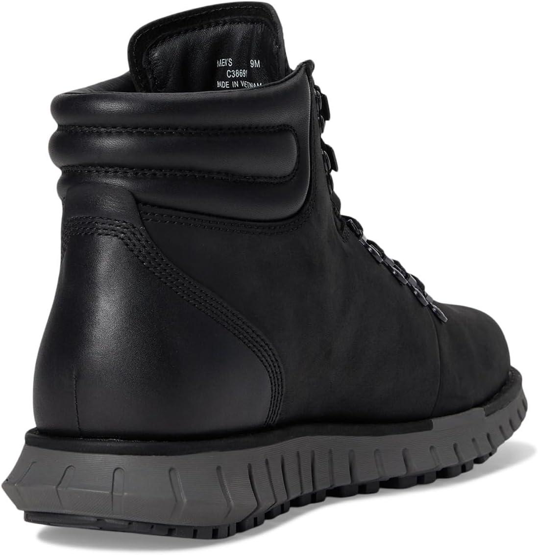 imageCole Haan Mens Zerogrand Remastered Waterproof Hiking BootBlackPavement