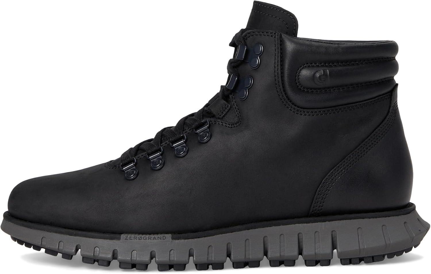 imageCole Haan Mens Zerogrand Remastered Waterproof Hiking BootBlackPavement
