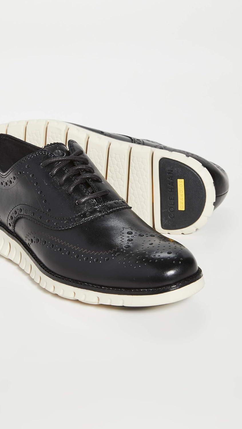 imageCole Haan Mens Zerogrand Remastered Wingtip OxfordsBlack Leather Black