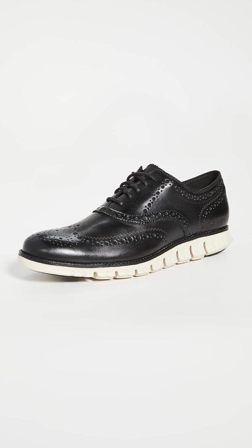 imageCole Haan Mens Zerogrand Remastered Wingtip OxfordsBlack LeatherBlack