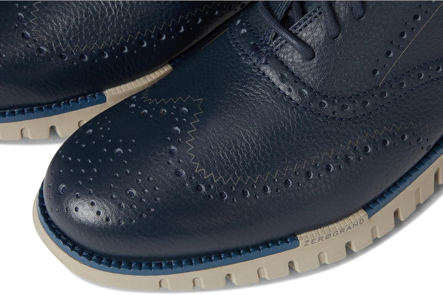 imageCole Haan Mens Zerogrand Remastered Wingtip OxfordsBlueberryEnsign BlueDove