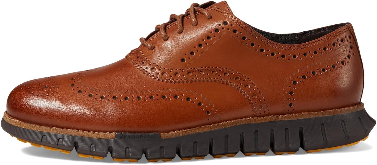 imageCole Haan Mens Zerogrand Remastered Wingtip OxfordsBritish TanJava