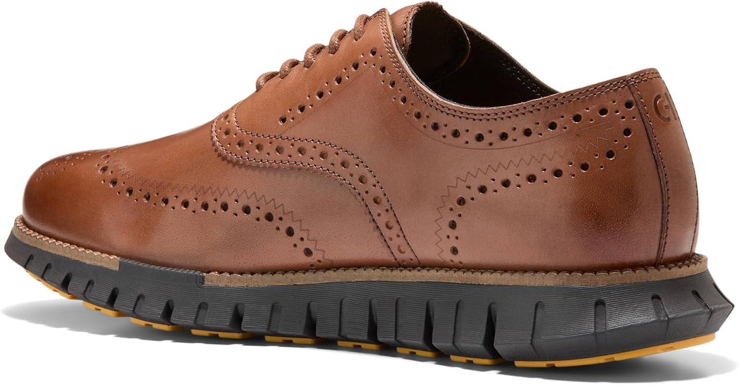 imageCole Haan Mens Zerogrand Remastered Wingtip OxfordsBritish TanJava