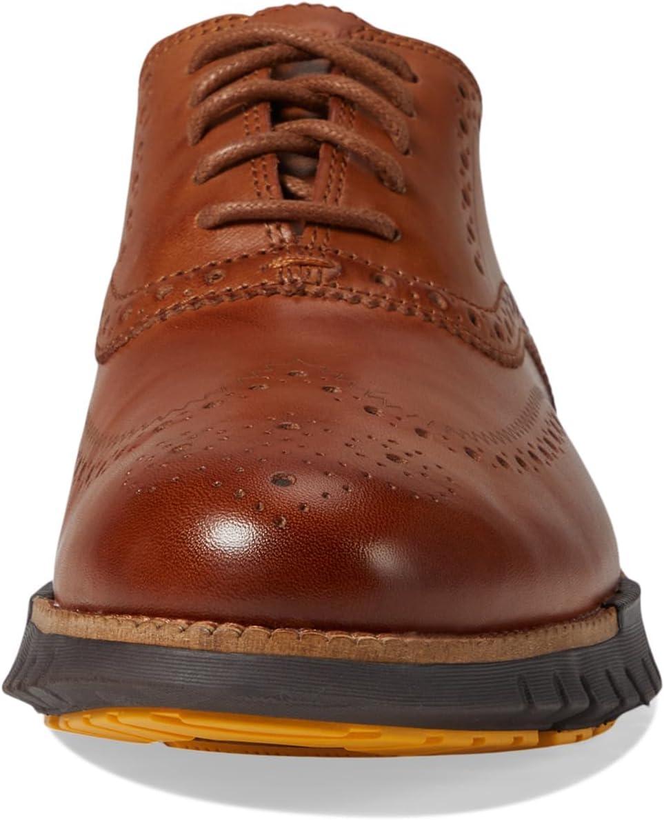 imageCole Haan Mens Zerogrand Remastered Wingtip OxfordsBritish TanJava