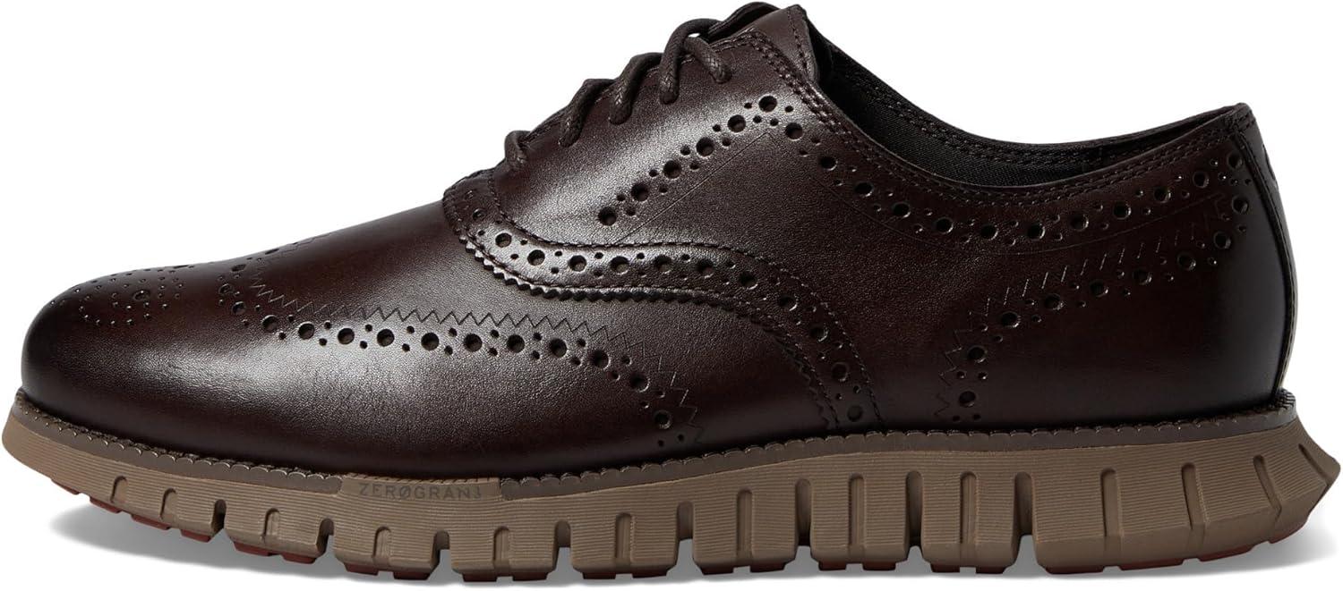 imageCole Haan Mens Zerogrand Remastered Wingtip OxfordsDk ChocIrish Coff
