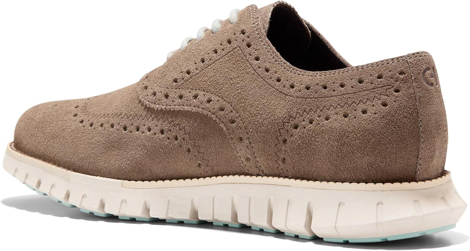 imageCole Haan Mens Zerogrand Remastered Wingtip OxfordsTruffle Silver Lining
