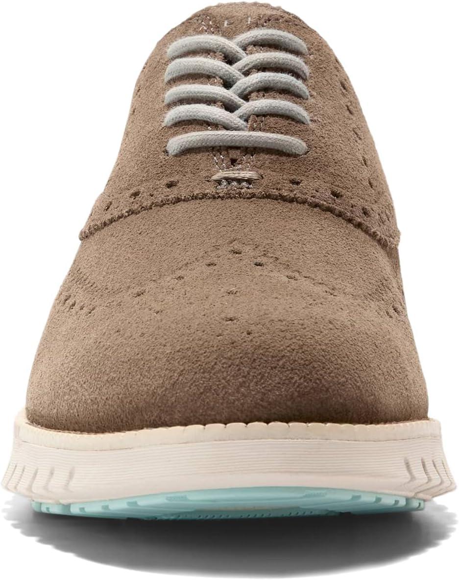 imageCole Haan Mens Zerogrand Remastered Wingtip OxfordsTruffle Silver Lining