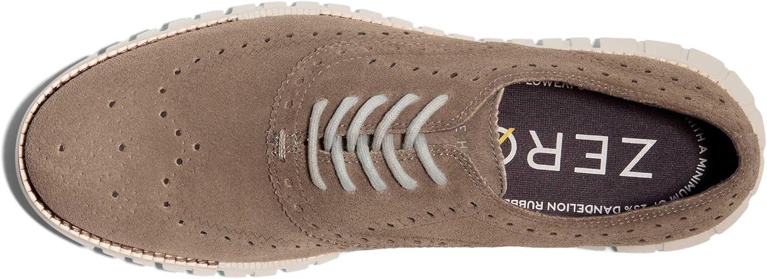 imageCole Haan Mens Zerogrand Remastered Wingtip OxfordsTruffle Silver Lining