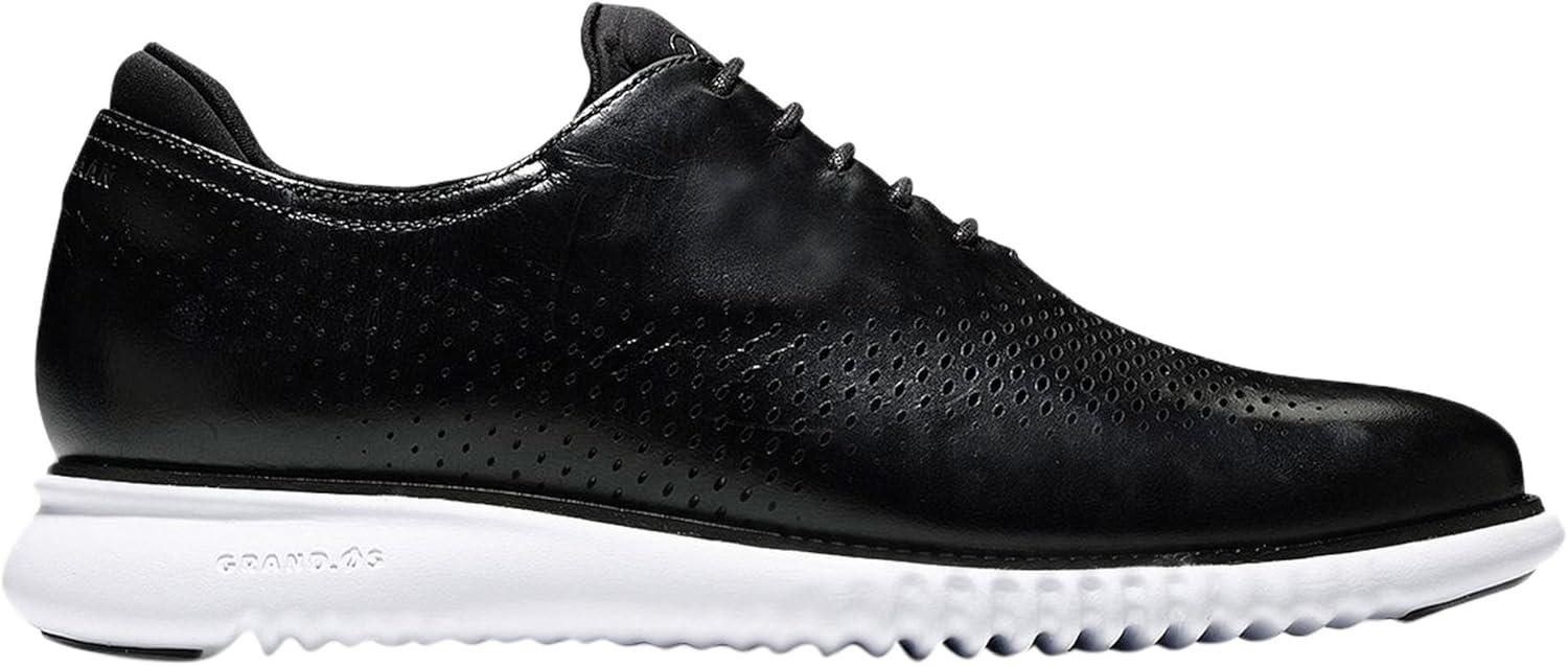 imageCole Haan Mens Zerogrand Wing OxfordBlack Lthr Whit