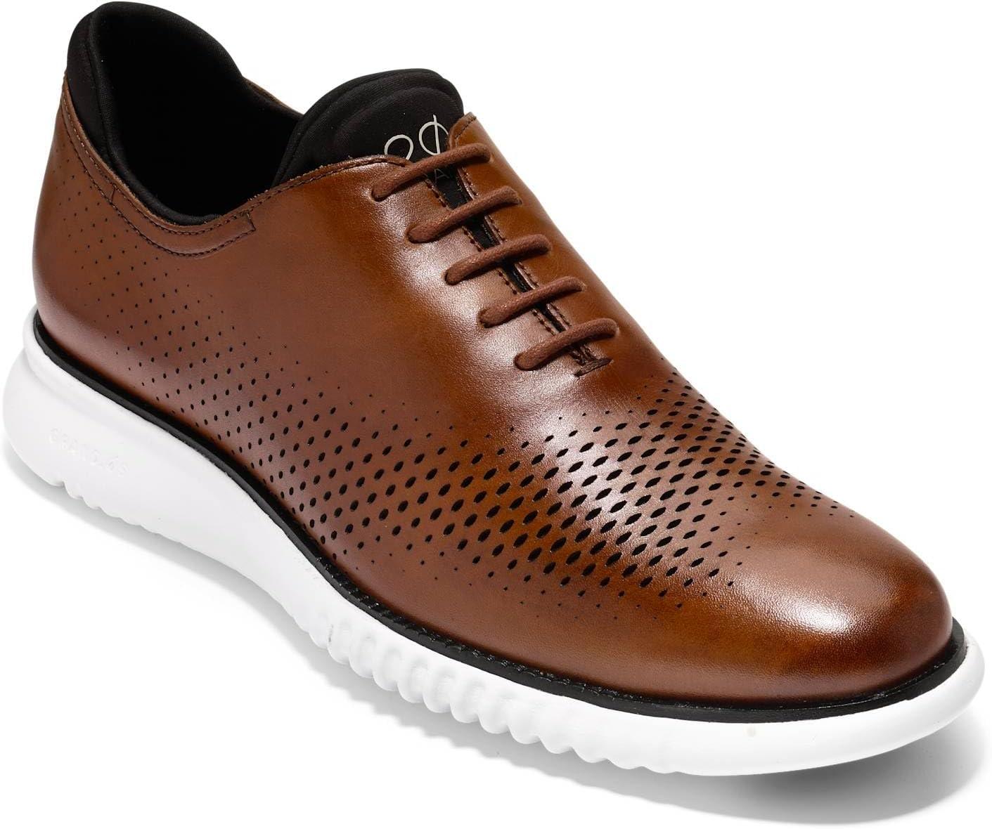 imageCole Haan Mens Zerogrand Wing OxfordBritish TanIvory