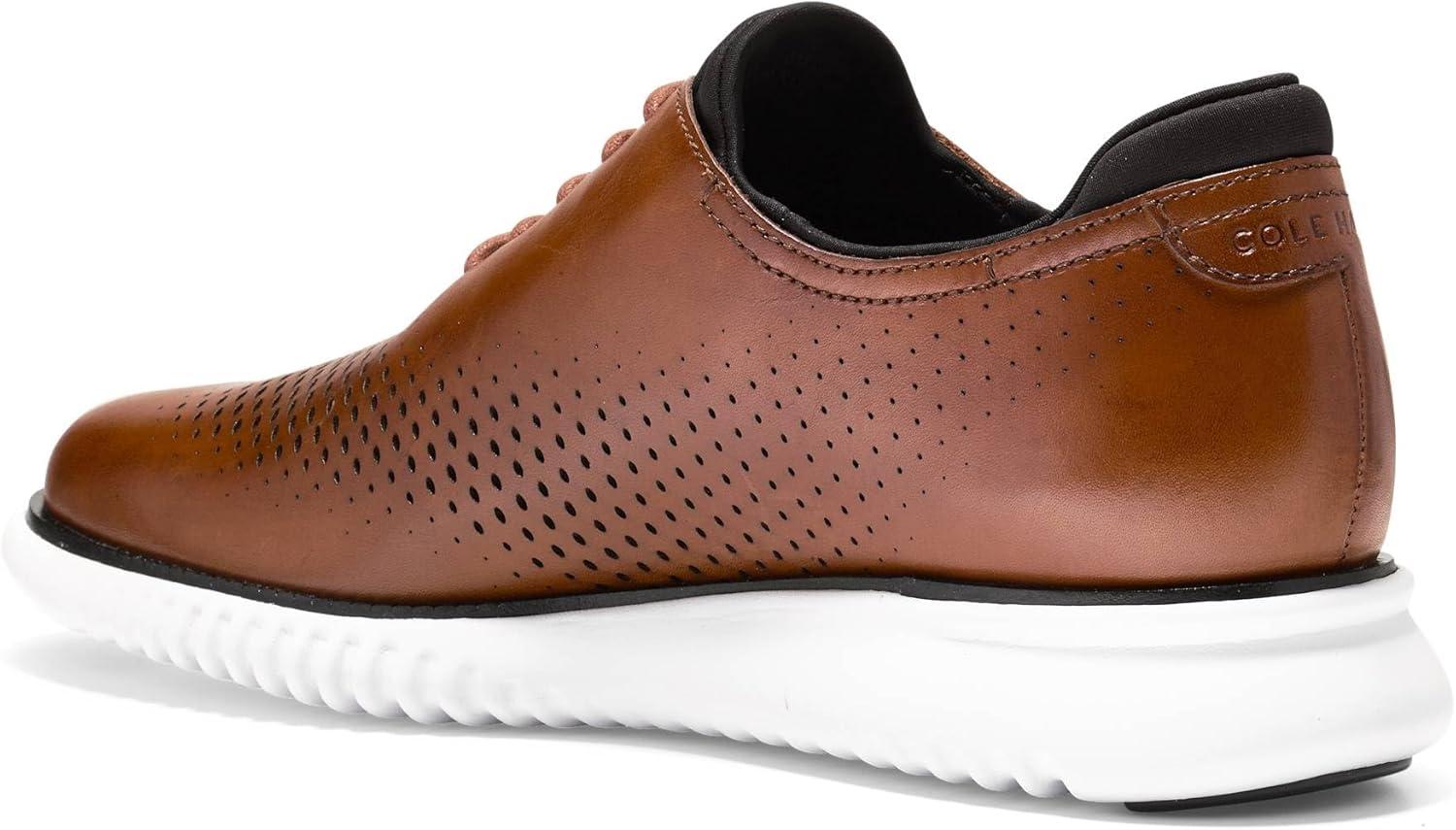 imageCole Haan Mens Zerogrand Wing OxfordBritish TanIvory