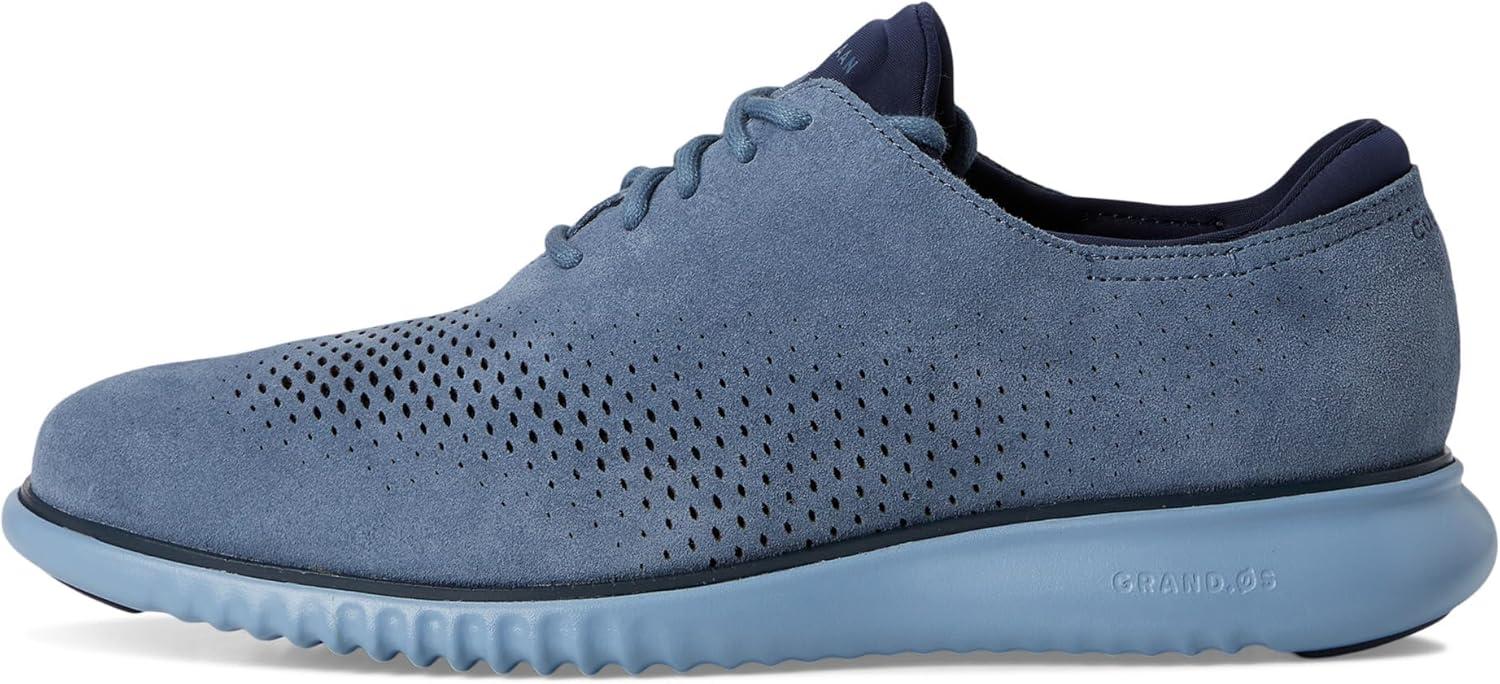 imageCole Haan Mens Zerogrand Wing OxfordChina Blue SuedeNavy Blazer