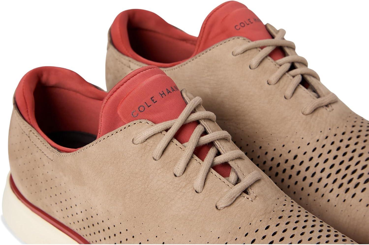 imageCole Haan Mens Zerogrand Wing OxfordDark Latte NubuckCinnabar