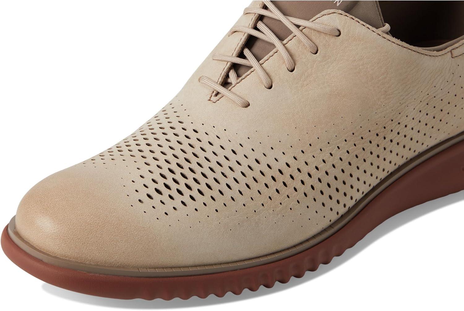 imageCole Haan Mens Zerogrand Wing OxfordLt Sesame Nubuck