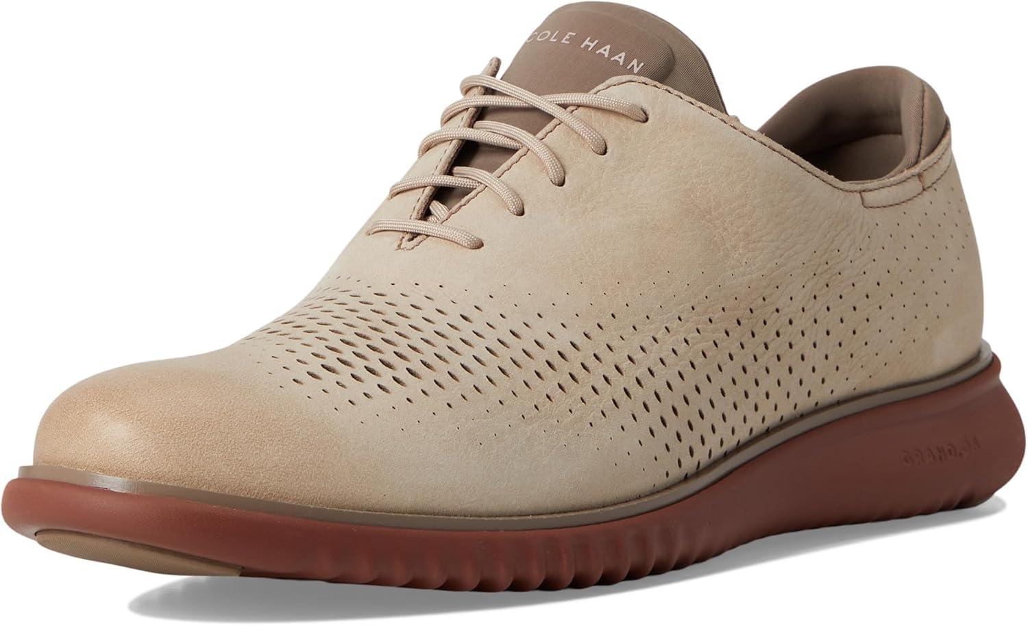 imageCole Haan Mens Zerogrand Wing OxfordLt Sesame Nubuck
