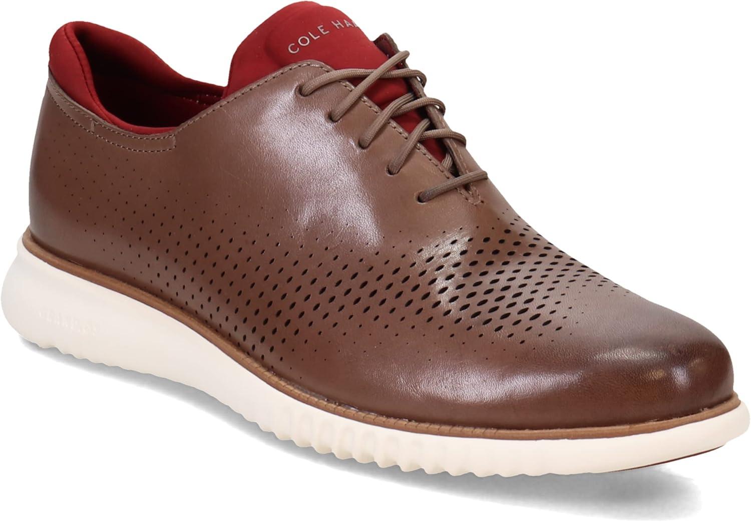 imageCole Haan Mens Zerogrand Wing OxfordTruffleEgret