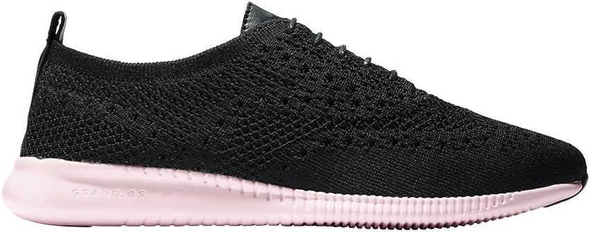 imageCole Haan Womens 2Zerogrand Stitchlite Oxford WinterizedBlack KnitLeatherPale Lilac