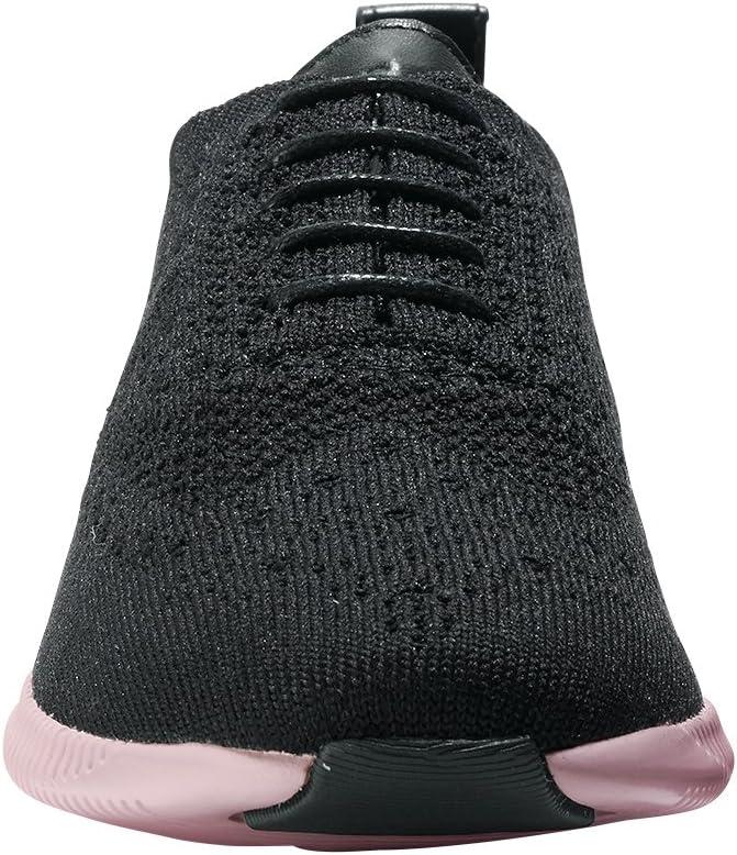imageCole Haan Womens 2Zerogrand Stitchlite Oxford WinterizedBlack KnitLeatherPale Lilac