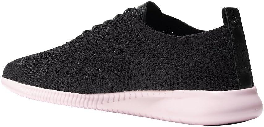 imageCole Haan Womens 2Zerogrand Stitchlite Oxford WinterizedBlack KnitLeatherPale Lilac