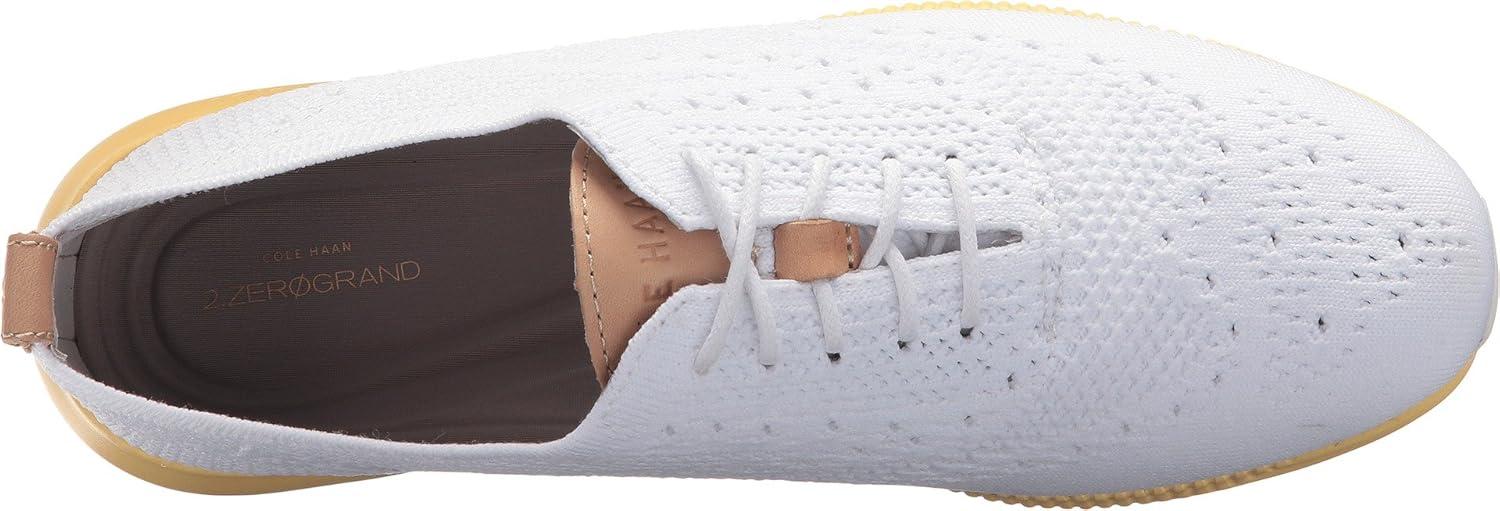 imageCole Haan Womens 2Zerogrand Stitchlite Oxford WinterizedOptic White KnitSunshine