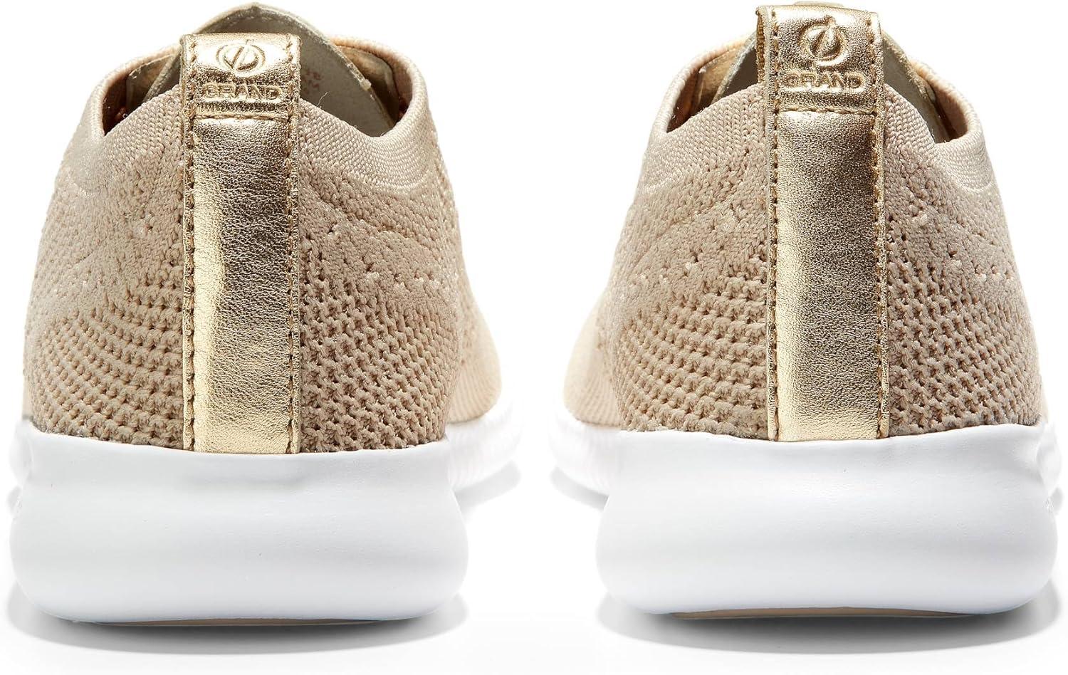 imageCole Haan Womens 2Zerogrand Stitchlite Oxford WinterizedRye KnitOptic White