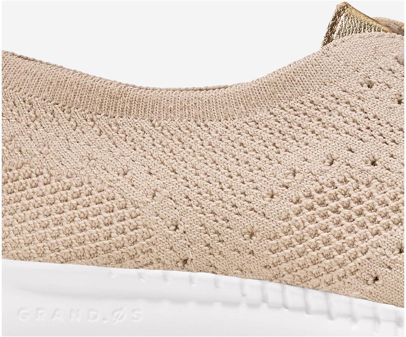 imageCole Haan Womens 2Zerogrand Stitchlite Oxford WinterizedRye KnitOptic White