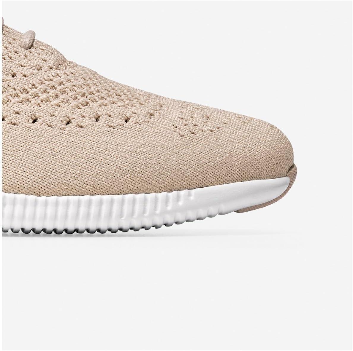 imageCole Haan Womens 2Zerogrand Stitchlite Oxford WinterizedRye KnitOptic White