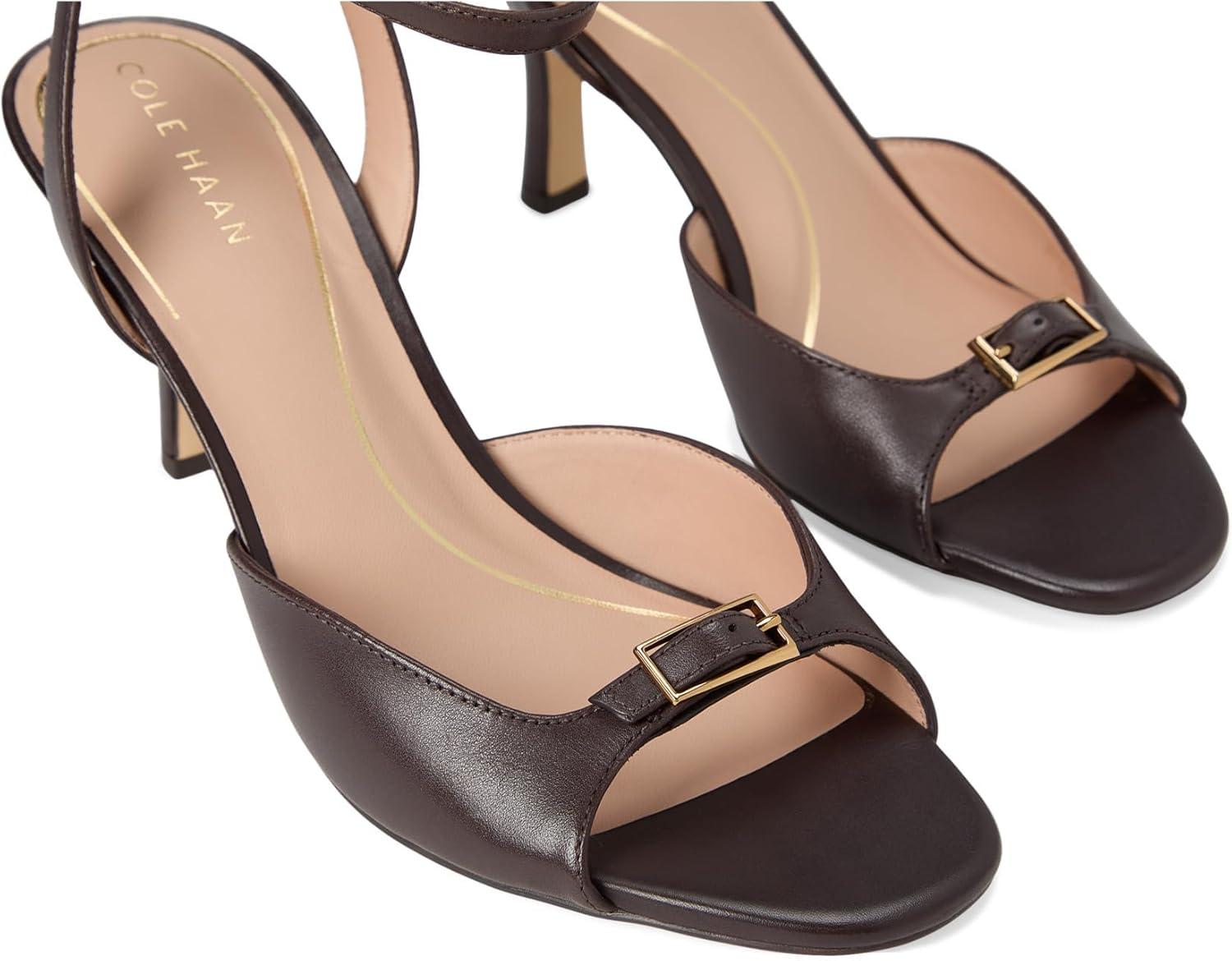 imageCole Haan Womens Annalise Buckle SandalsDk Choco Ltr
