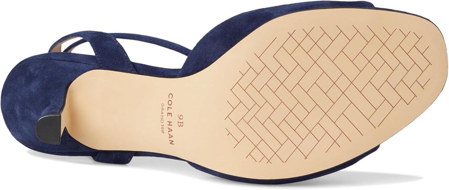 imageCole Haan Womens Annalise Buckle SandalsMidnight Moon Suede