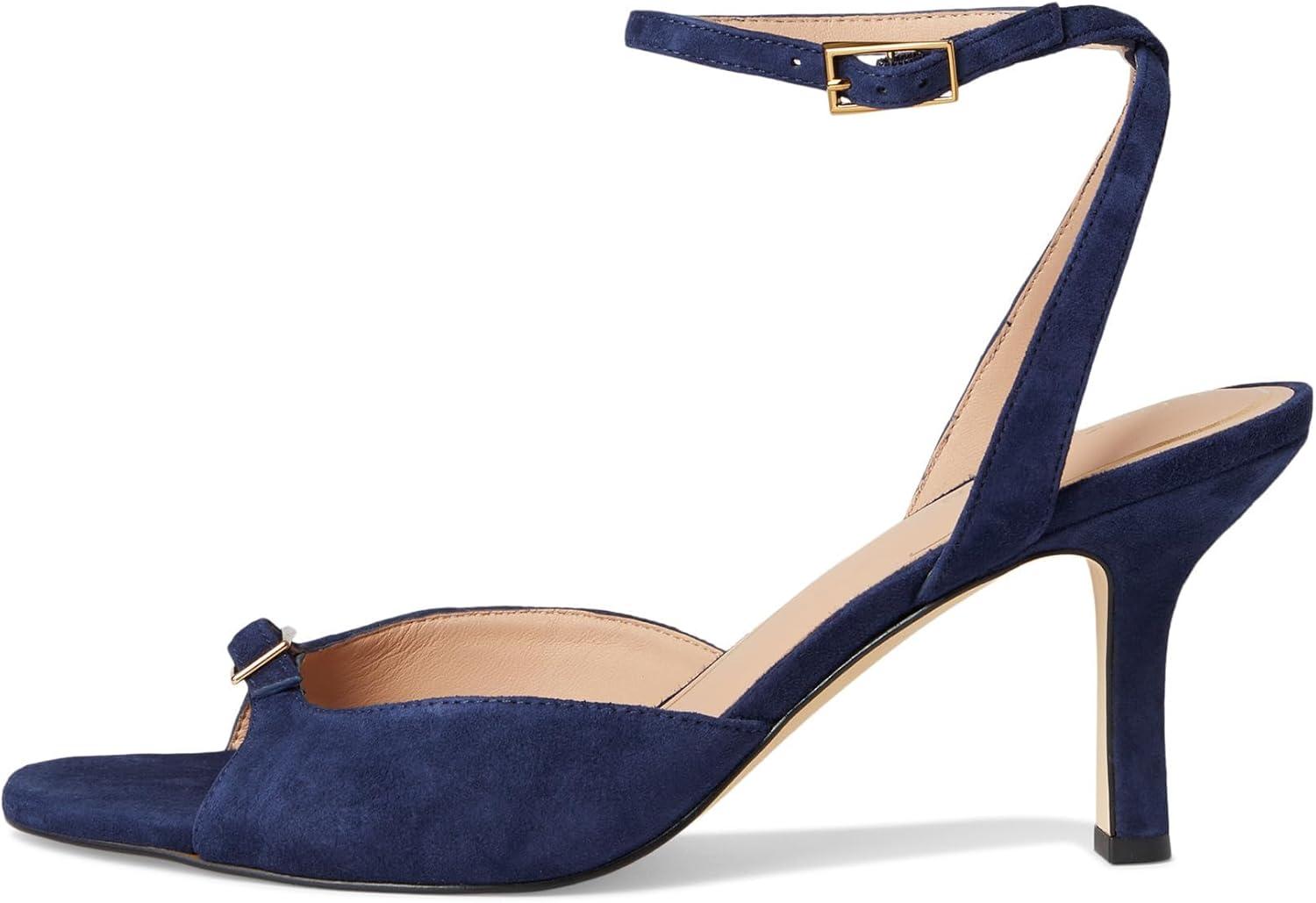 imageCole Haan Womens Annalise Buckle SandalsMidnight Moon Suede