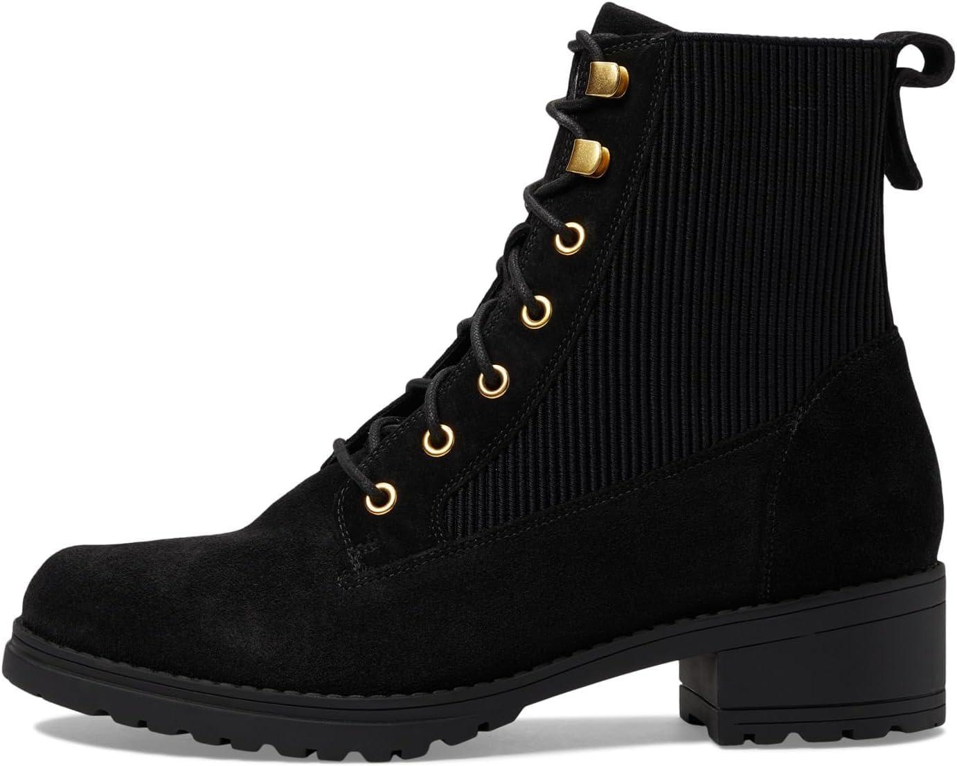 imageCole Haan Womens Camea Wp Combat Boot IiBlack Suede Wp