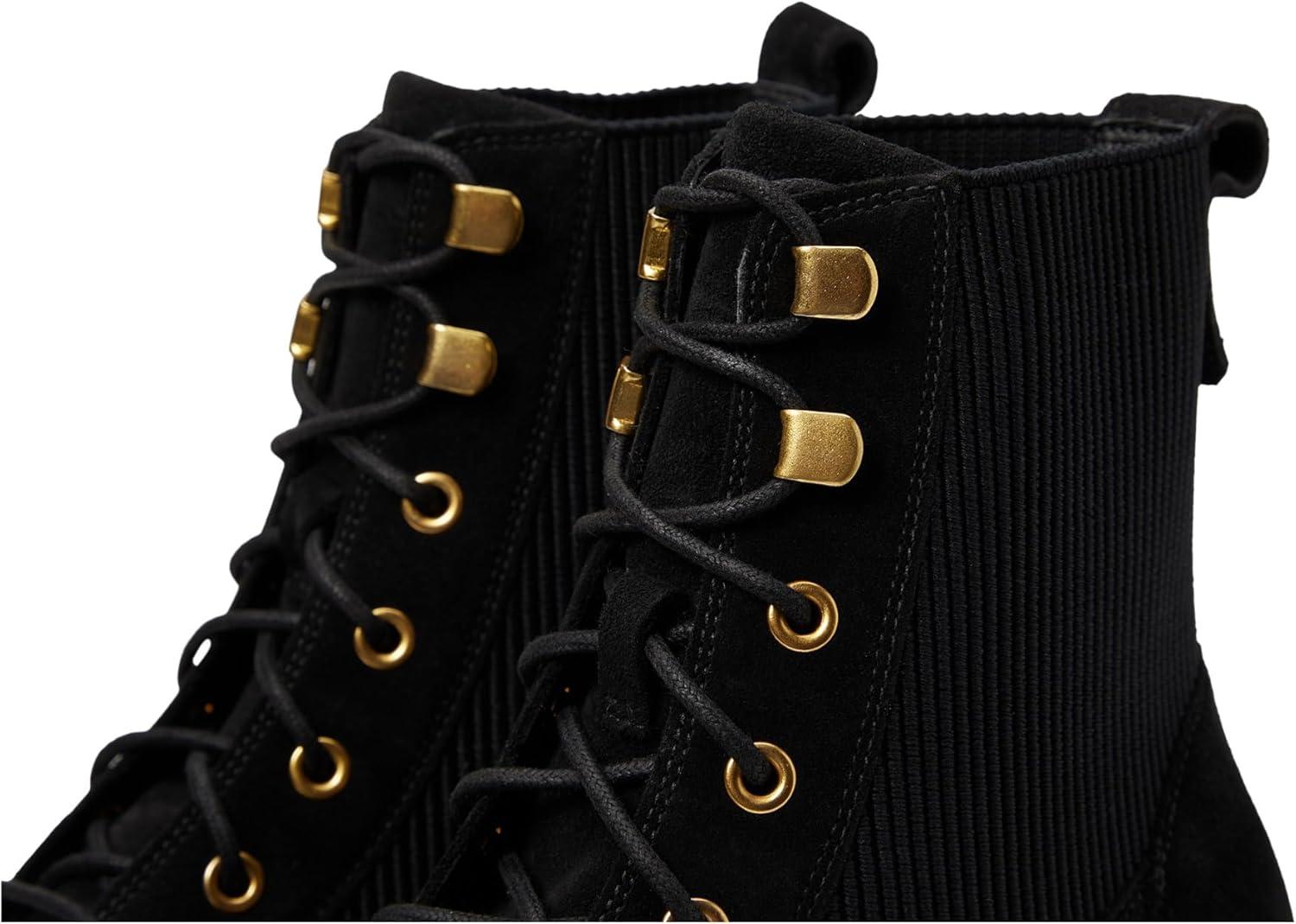 imageCole Haan Womens Camea Wp Combat Boot IiBlack Suede Wp