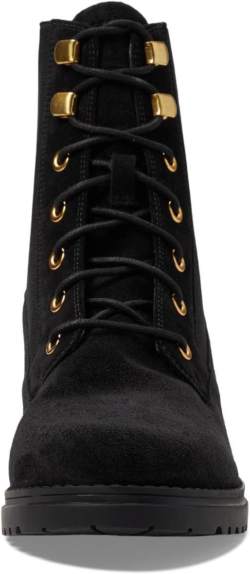 imageCole Haan Womens Camea Wp Combat Boot IiBlack Suede Wp