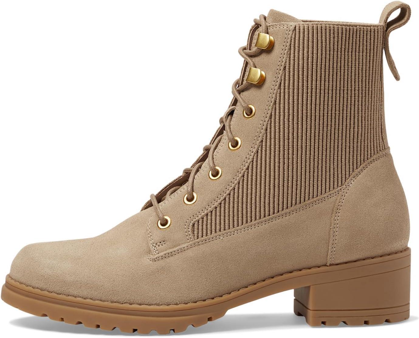 imageCole Haan Womens Camea Wp Combat Boot IiDk Latte Wp Suede