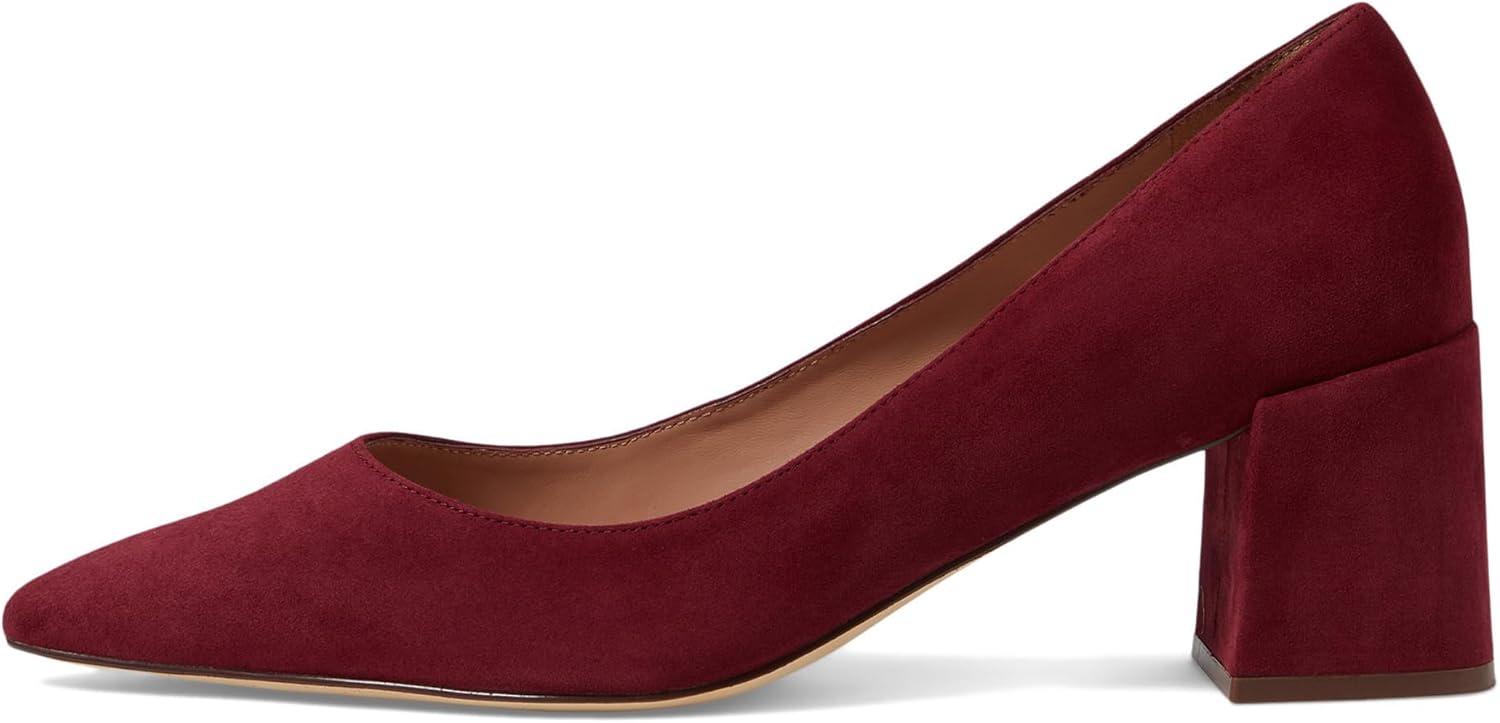 imageCole Haan Womens Cassandra Block Heel PumpBlack Cherry Suede