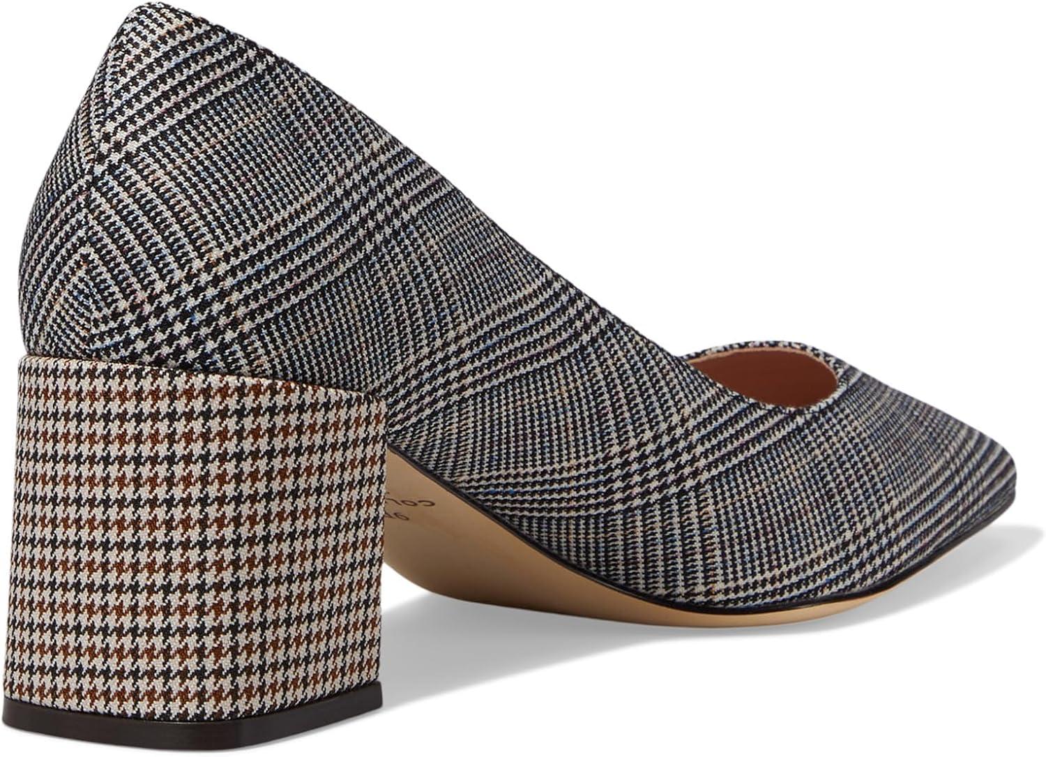 imageCole Haan Womens Cassandra Block Heel PumpMulti Plaid Textle