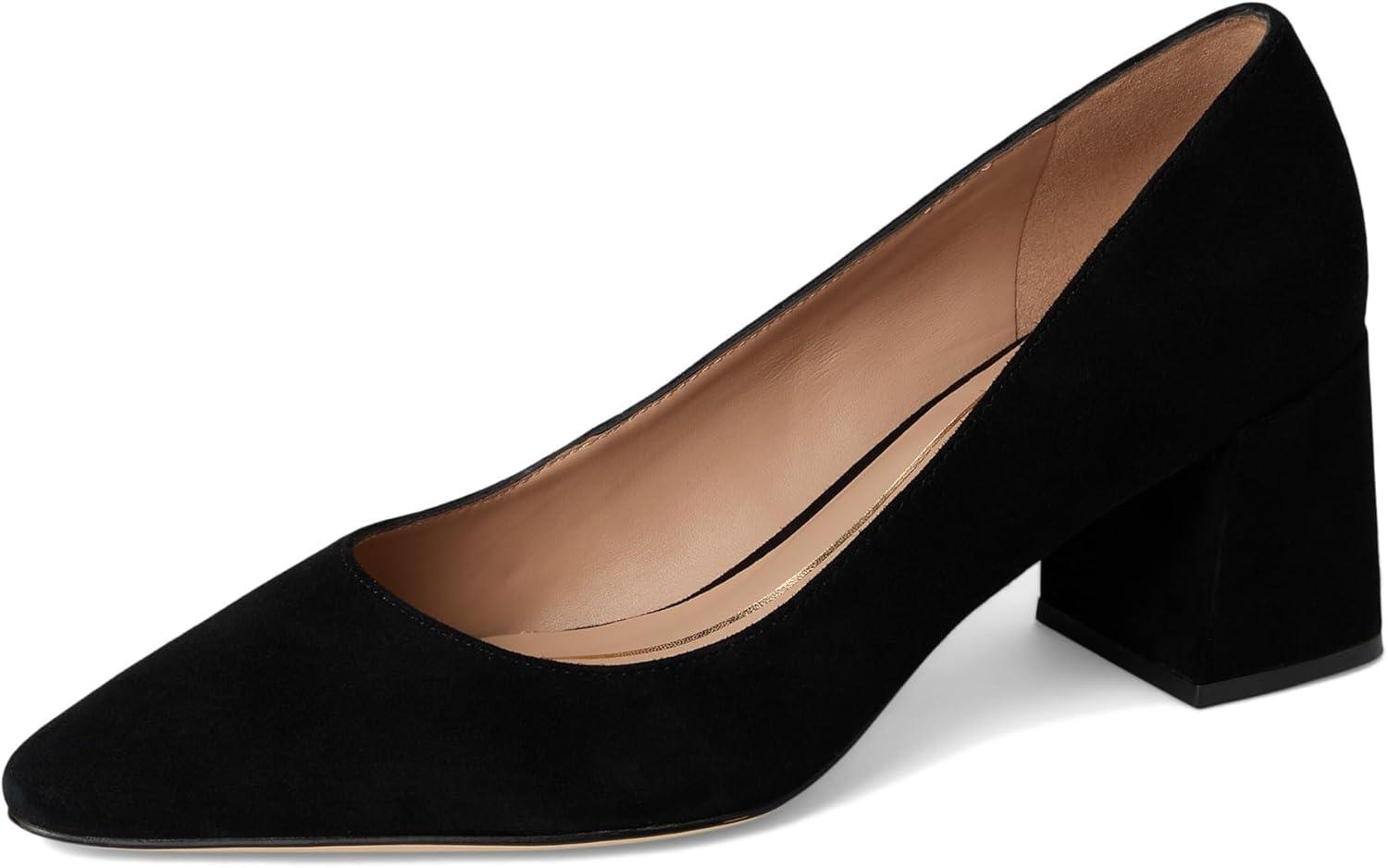 imageCole Haan Womens Cassandra Block Heel PumpsBlack Sde