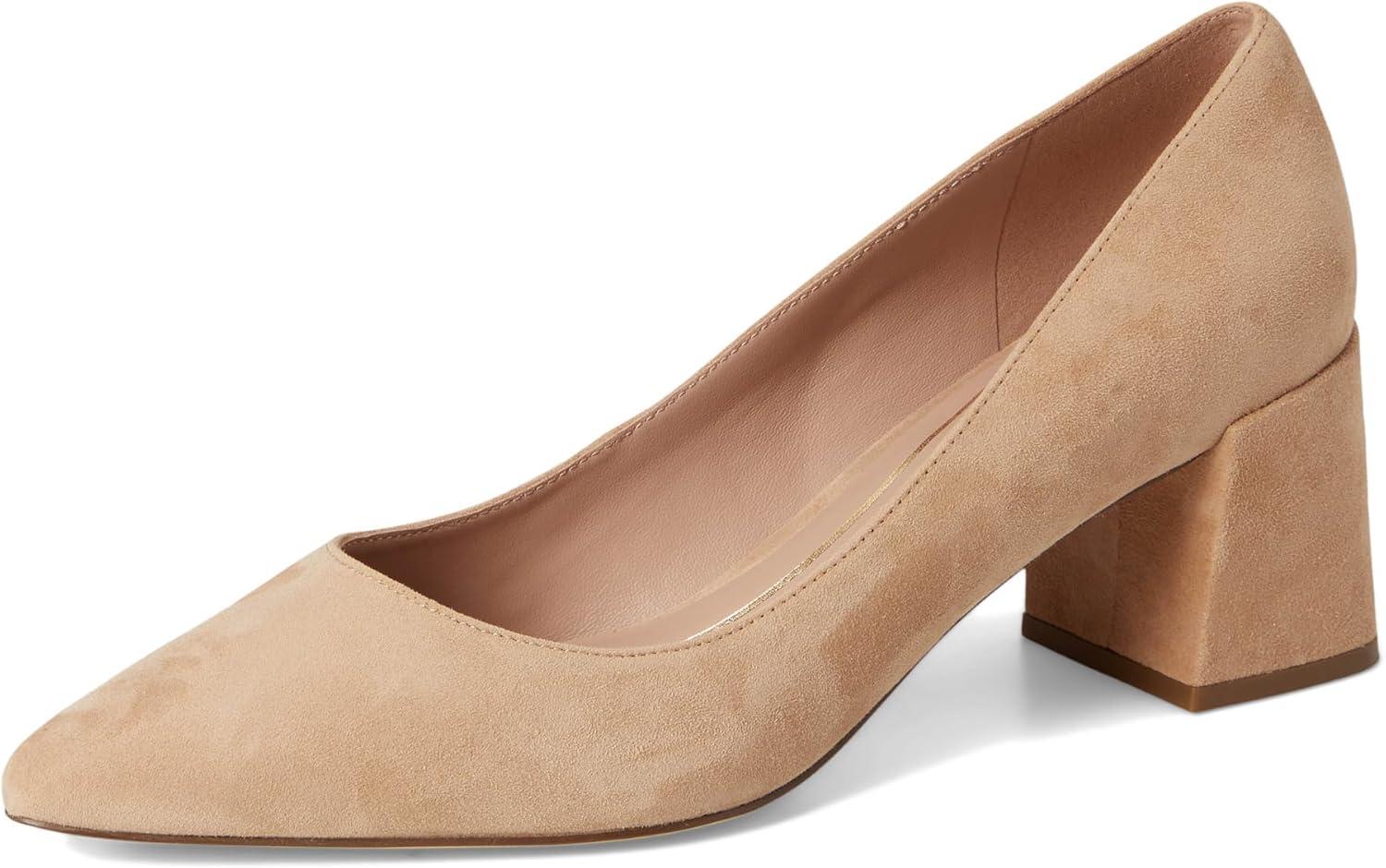 imageCole Haan Womens Cassandra Block Heel PumpsCh Tuscan Sand Sde