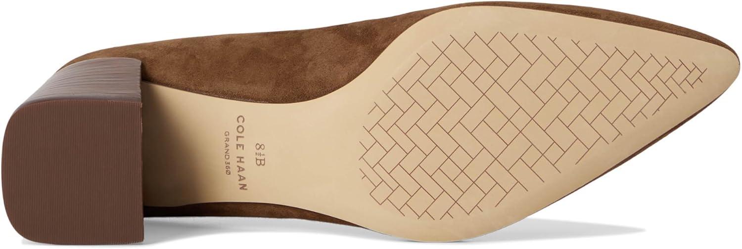 imageCole Haan Womens Cassandra Block Heel PumpsSpiced Brown Sde